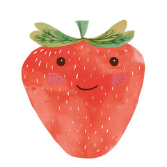 strawberry clipart, strawberry illustration, strawberry sublimation, strawberry watercolor clipart