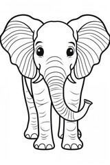 Coloring Pages Elephants
