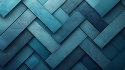 Fototapeta na wymiar Modern Blue Geometric Patterns: A Contemporary Visual Experience