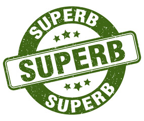 superb stamp. superb label. round grunge sign