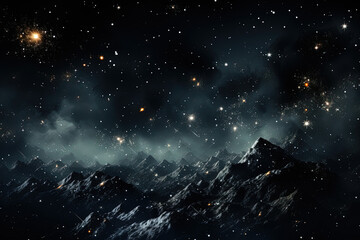 Celestial Symphony: An Enchanting Night Sky Painted With Countless Stars
