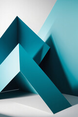 Geometric dynamic shapes. Technology digital template with shadows