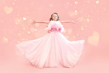 pink kid dress
