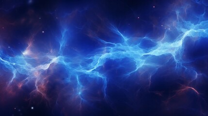 Vibrant blue lightning plasma: electrifying background for dynamic designs