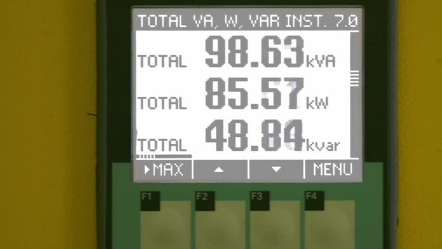 Electrometer reading of high power peaks with other attributes