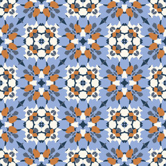 simple flower abstract batik chrismas pattern