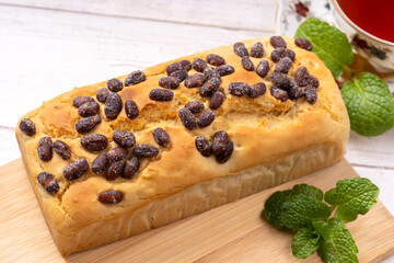 小豆甘納豆のパウンドケーキ