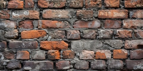 Obraz premium Red and Gray Brick Wall