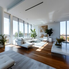 Fototapeta na wymiar Modern Urban Living Room
