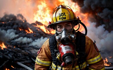 Guardians of the Flame The Courageous Role of Firefighters in Emergency Response and Safety ai generated