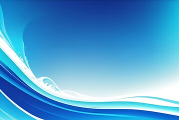 abstract blue wave vector background blue wave