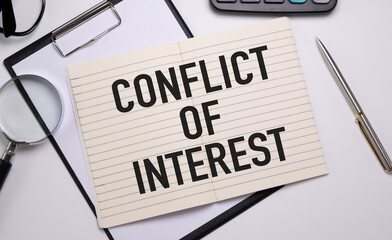 Illustration of a Conflict of Interest in Business and Government Environments