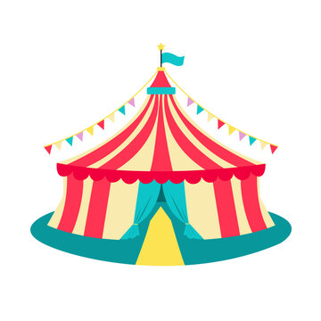tent circus vector illustration