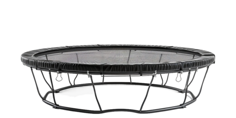 Trampoline, transparent background, isolated image, generative AI
