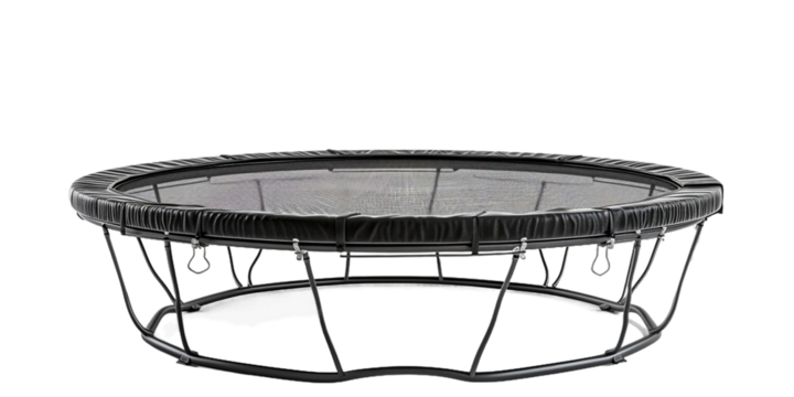 Trampoline, transparent background, isolated image, generative AI