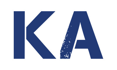 Kappa Alpha greek letter, KA greek letters, KA - obrazy, fototapety, plakaty