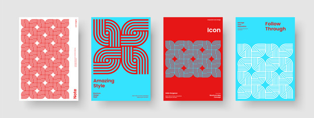 Fototapeta premium Isolated Banner Template. Abstract Brochure Design. Modern Flyer Layout. Book Cover. Report. Business Presentation. Background. Poster. Advertising. Pamphlet. Brand Identity. Magazine. Notebook