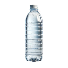 Plastic water bottle. Water in a transparent bottle