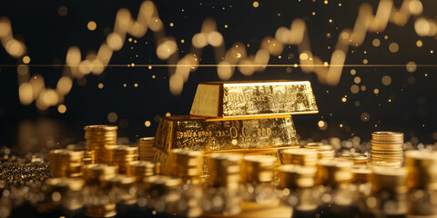 Gold Bars and Coins: Symbols of Wealth and Investment