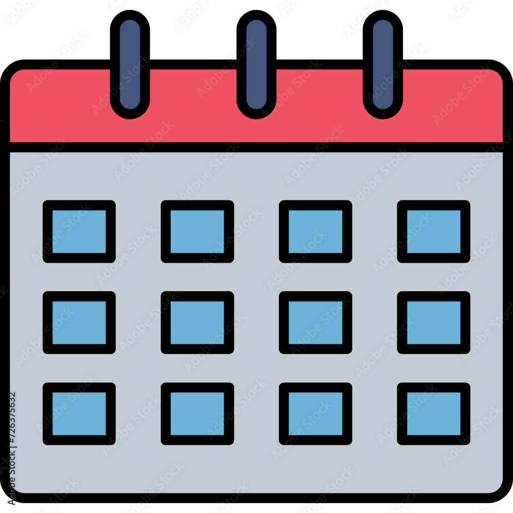 Canvas Prints Calendar Icon