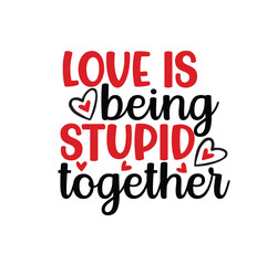Valentine's day t-shirt design