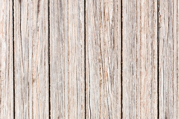 Fototapeta na wymiar Warm color wood background. Grunge wood texture. Raw brown wooden plank wall background. Rustic tree desk with knots pattern. Countryside architecture. Village building board construction.