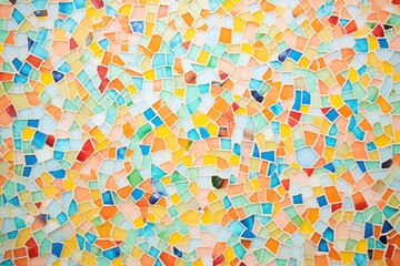 macro shot of colorful mosaic tile texture