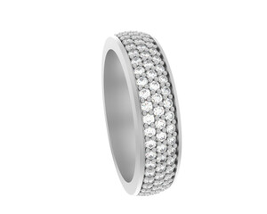 Jewelry isolated on background. 3d rendering - illustration