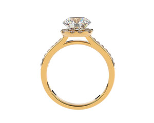 Obraz premium Jewelry isolated on background. 3d rendering - illustration