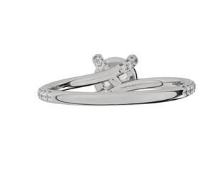 Jewelry isolated on background. 3d rendering - illustration