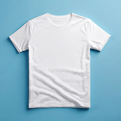Blank T Shirt color white template