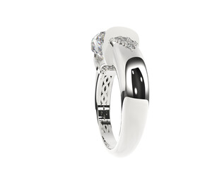 Jewelry isolated on background. 3d rendering - illustration