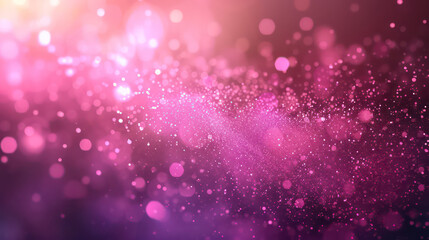 pink luxury glitter and bokeh particles, pink bokeh background, holiday festival background