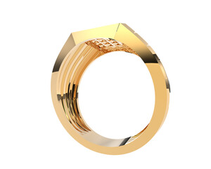 Obraz premium Jewelry isolated on background. 3d rendering - illustration