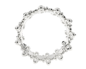 Jewelry isolated on background. 3d rendering - illustration