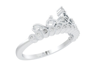 Obraz premium Jewelry isolated on background. 3d rendering - illustration