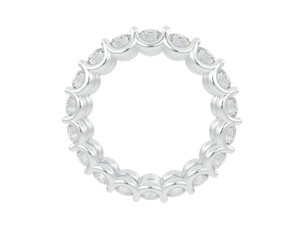 Obraz premium Jewelry isolated on background. 3d rendering - illustration