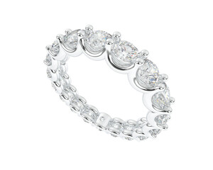 Jewelry isolated on background. 3d rendering - illustration