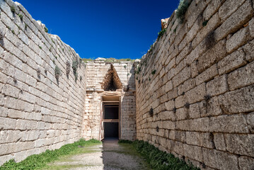 antique stone building in Greece