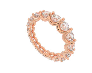 Jewelry isolated on background. 3d rendering - illustration