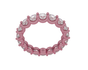 Obraz premium Jewelry isolated on background. 3d rendering - illustration