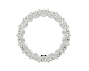 Jewelry isolated on background. 3d rendering - illustration