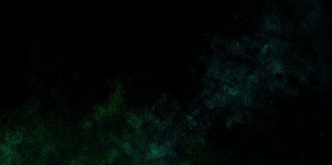 Black, blue green, gray painted watercolor texture or background. teal art background light teal and sea green colors.