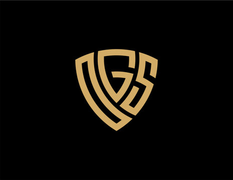 OGS creative letter logo design vector icon illustration	