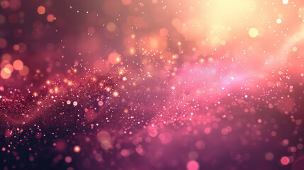 pink luxury glitter and bokeh particles, pink bokeh background, holiday festival background