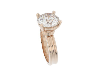 Jewelry isolated on background. 3d rendering - illustration