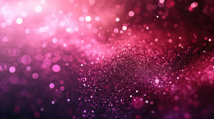 pink luxury glitter and bokeh particles, pink bokeh background, holiday festival background