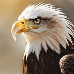 Obraz premium american bald eagle
