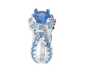 Fototapeta premium Jewelry isolated on background. 3d rendering - illustration