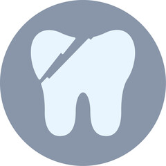 Broken Tooth Icon